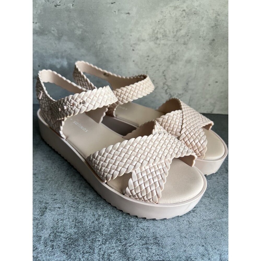 Melissa x Salinas Hotness Flatform Sandals in Pink size 9